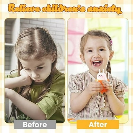 Mecorevxz Easter Decorations Office Stress Relief Gadgets for Students Supplies for School Office Classroom(Orange)