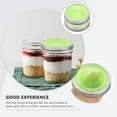 thumbnail image 5 of CIMAXIC Wide Mouth Jar Lids, Sprouting Strainer, Green, Heavy Duty, Versatile, 4Pcs, 5 of 6
