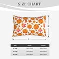 thumbnail image 4 of Yiaed Orange Autumn Leaves Print Brushed Microfiber Envelope Pillowcases, Standard,Envelope Closure Pillow Cases(Without Pillow Core)-20"x30", 4 of 6
