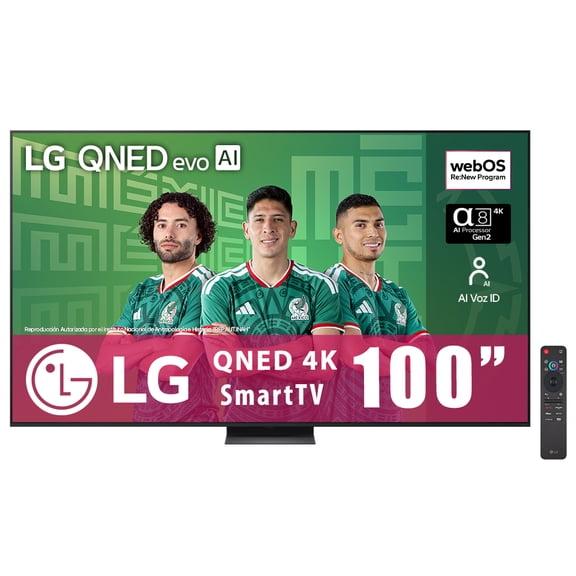 TV 100 Pulgadas LG QNED evo AI QNED86 4K SMART TV 2025