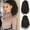 4#, variant on Curly Ponytail Extension for Black Women Drawstring Ponytail Hair Extensions 14 Inch Synthetic Pony Tail Mix Brown  Ponytail with 2 Clips in(Mix Brown to Brown)