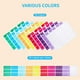 thumbnail image 3 of 300 etiquetas para cables, 10 colores, etiquetas para cables, etiquetas para electrónica, cable de etiquetado resistente al agua para gestión de cables, etiquetas autoadhesivas para cables, etiquetas imprimibles para impresora láser e identificación Zhivalor CZBG-ZC126, 3 of 7