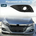 thumbnail image 3 of Cubierta de rejilla de luz antiniebla Unique Bargains para Honda CRV 2012-2014 No.71108T0TH00 Frontal Izquierdo Inserciones de luz antiniebla del parachoques inferior negro 1 Pc, 3 of 6