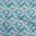 thumbnail image 1 of oneOone Polyester Spandex Dark Teal Green Fabric Abstract Dress Material Fabric Print Fabric By The Yard 56 Inch Wide, 1 of 4