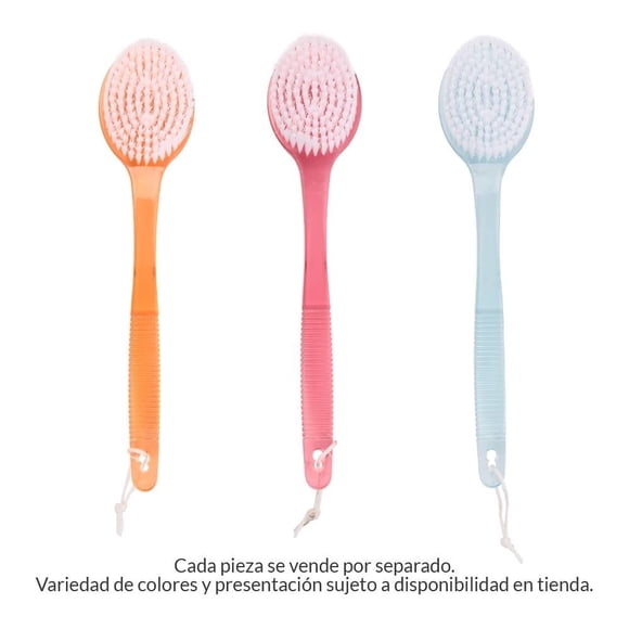 Cepillo Para Baño Prichos Plástico Transparente Largo Varios Modelos 1 Pieza