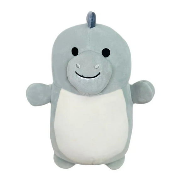 Squishmallow 10 Inch Justin the Gray Dinosuar Hug Mees Plush Toy