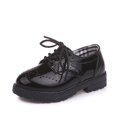 thumbnail image 1 of Zapatos de cuero para niños Zapatos de rendimiento para estudiantes Zapatos con cordones de moda para niñas Zapatos de cuero individuales de charol Zapatos para niños Zapatos de cuero para niños, 1 of 6
