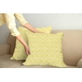 thumbnail image 2 of Ambesonne Japanese Throw Pillow Cover 2 Pack, Vintage Bohem Geometric, 20", Yellow and Cream, 2 of 7