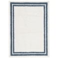 thumbnail image 2 of SAFAVIEH Calico Stojan Geometric Polyester Shag Area Rug, Ivory/Blue, 5'3" x 7'6", 2 of 8