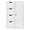 22"L x 11.8"W x 32.3"H, variant on IVV Bathroom Storage Cabinet, Floor-Standing Cabinet with 4 Drawers, 1 Door and Adjustable Interior Shelf, White, 22"W x 11.8"D x 32.3"H, for Laundry/Entryway/Living Room