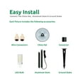thumbnail image 6 of 3W Landscape Pathway Lights (2 Pack) - Low Voltage Cast-Aluminum Outdoor Pathway Light and Area Light 3000K 12V Waterproof - G4 LED 3W Bulb Lighting for Yard Garden Pathway (Black), 6 of 10