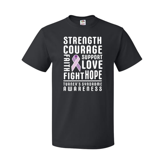 Inktastic Turners Syndrome Awareness Strength Courage Support T-Shirt