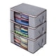 thumbnail image 5 of Kearding Bolsa de almacenamiento de ropa de gran capacidad de tela, ventana y cremalleras transparentes duraderas mejoradas, 4 Uds. Almacenamiento y organización del hogar, 5 of 6
