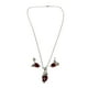 thumbnail image 4 of COLLAR DE BUHO ROJO CON ARETES DE PLATA, 4 of 4