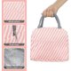 thumbnail image 3 of Bolsa térmica para el almuerzo para mujer, lonchera pequeña para mujer, bolsa de mano congelable, lonchera impermeable para adultos, ideal para la oficina, picnic, playa, entrenamiento, viajes, 3 of 7
