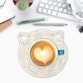 thumbnail image 2 of Nomeni Kitchen Gadgets Cat Ears Household Japanese Style Hanging Cotton Thread Woven Dining Table Creative Insulation Pad, 2 of 6