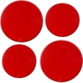 thumbnail image 2 of Tapis de Brûleur de Cuisine en Silicone Antidérapants - Ensemble de 4, Protecteurs Rouges 26cm & 30cm, Assurant Efficacité et Style de Cuisine, 2 of 3