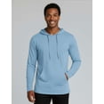 thumbnail image 2 of Real Essentials 3 Pack: Men's Cotton Lightweight Casual Pullover Drawstring Hoodie With Pocket (Available In Big & Tall), 2 of 7