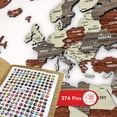 thumbnail image 4 of ColorfullWorlds Wood World Map Educational for Kids- Mixed-X-Large, 4 of 13