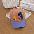 thumbnail image 2 of Baby Dinosaur Baseball Caps Girls Breathable Sun Embroidery Hats for Boys Summer Cartoon Cap, 2 of 8