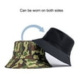 thumbnail image 2 of Bucket Fisherman Hat Unisex, Reversible Packable Camouflage Sun Hat, 2 of 7