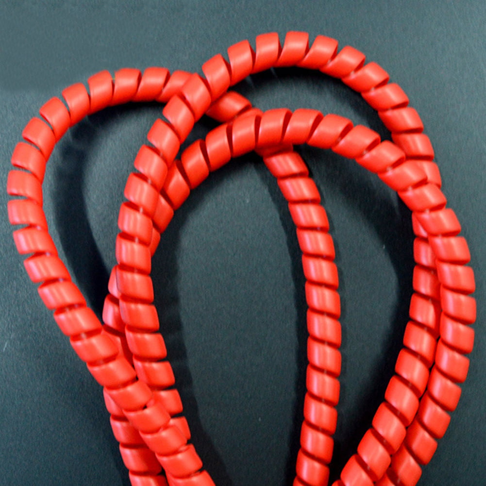 2M Flexible Spiral Wire Wrap Desktop PC Cable Cord Protector 8-16mm Reusable Pre
