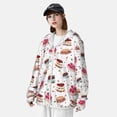 thumbnail image 3 of Balery Birthday Cake Sudadera ligera de manga larga con capucha y protección solar UPF 50+ para hombre y mujer, ideal para pesca y running-Large, 3 of 7