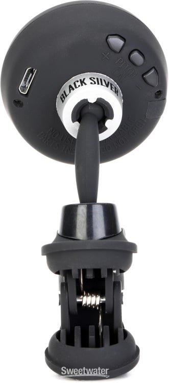Rechargeable Snark Instrument Guitar Tuner Black Silver Clip On All SIL-BLK 2 Pack RE