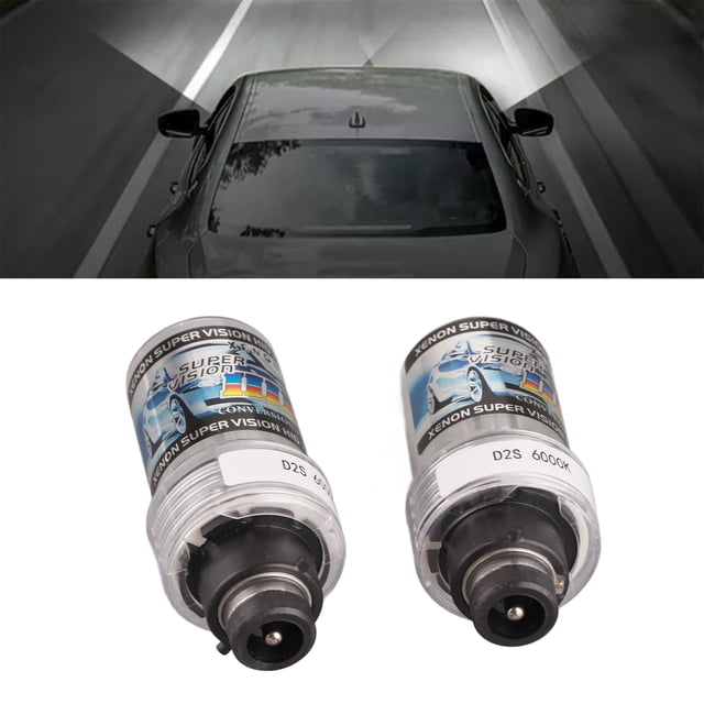 Bombilla de xenón para faros delanteros, 2 piezas D2S 12 V 35 W, bombilla de xenón HID, diseño de última generación