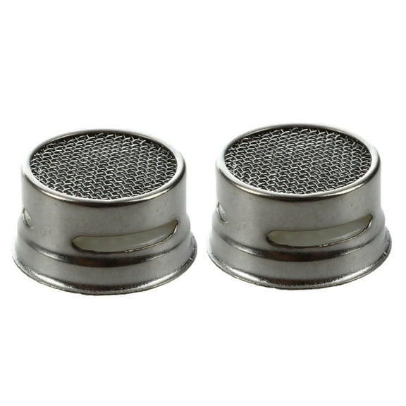 2X Kitchen/Bathroom Faucet Sprayer Strainer Tap Filter---White and Silver