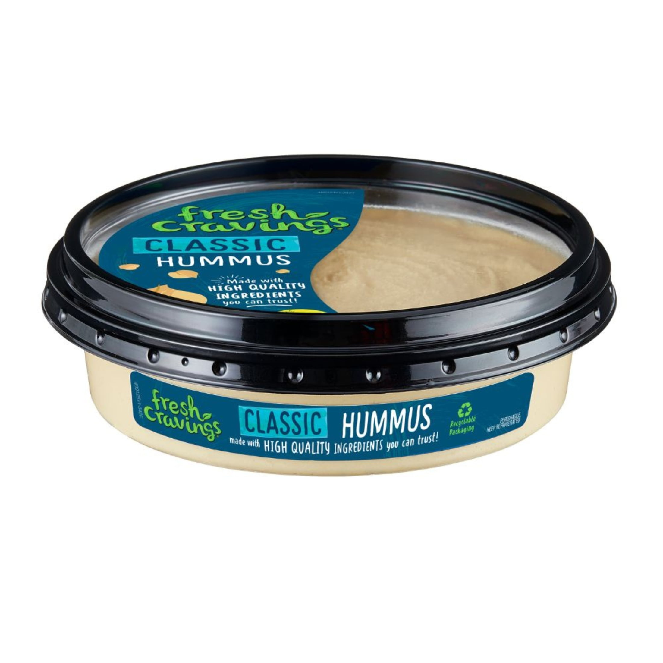 Fresh Cravings Classic Gluten-Free Hummus Dip, 10 oz, Contains: Sesame