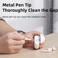 thumbnail image 2 of Bluetooth Earbuds Cleaning Pen with Soft Microfiber Brush Portable Multifunctional Earphone Cleaning Pen Durable Earbuds Wash Cleaning Tools for Airpods Keyboard Earphone Case, 2 of 3