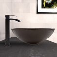 thumbnail image 3 of VIGO Enchanted Earth Glass Vessel Sink and Duris Faucet Set, Matte Black, 3 of 5