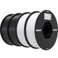 thumbnail image 1 of Filamento para impresora 3D Creality PLA, 1,75 mm, 4 kg, paquete de 4 unidades, blanco/negro, 1 of 8