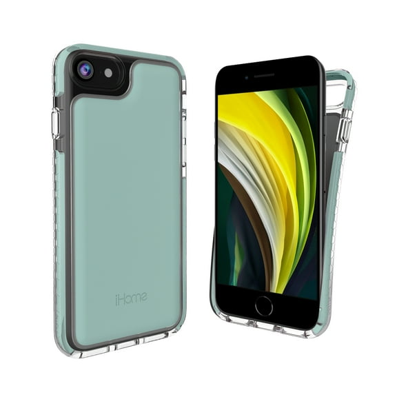 iHome Velo Silicone Impact Case, iPhone SE/6/7/8, Mint