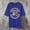Blue, variant on Men's Fashion Star Themed Printed Short Sleeved Casual T Shirt for Everyday Style and Comfortable Fit Men’s Clothing