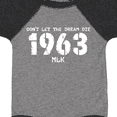 thumbnail image 4 of Inktastic Don't Let the Dream Die 1963 MLK Boys or Girls Baby Bodysuit, 4 of 5