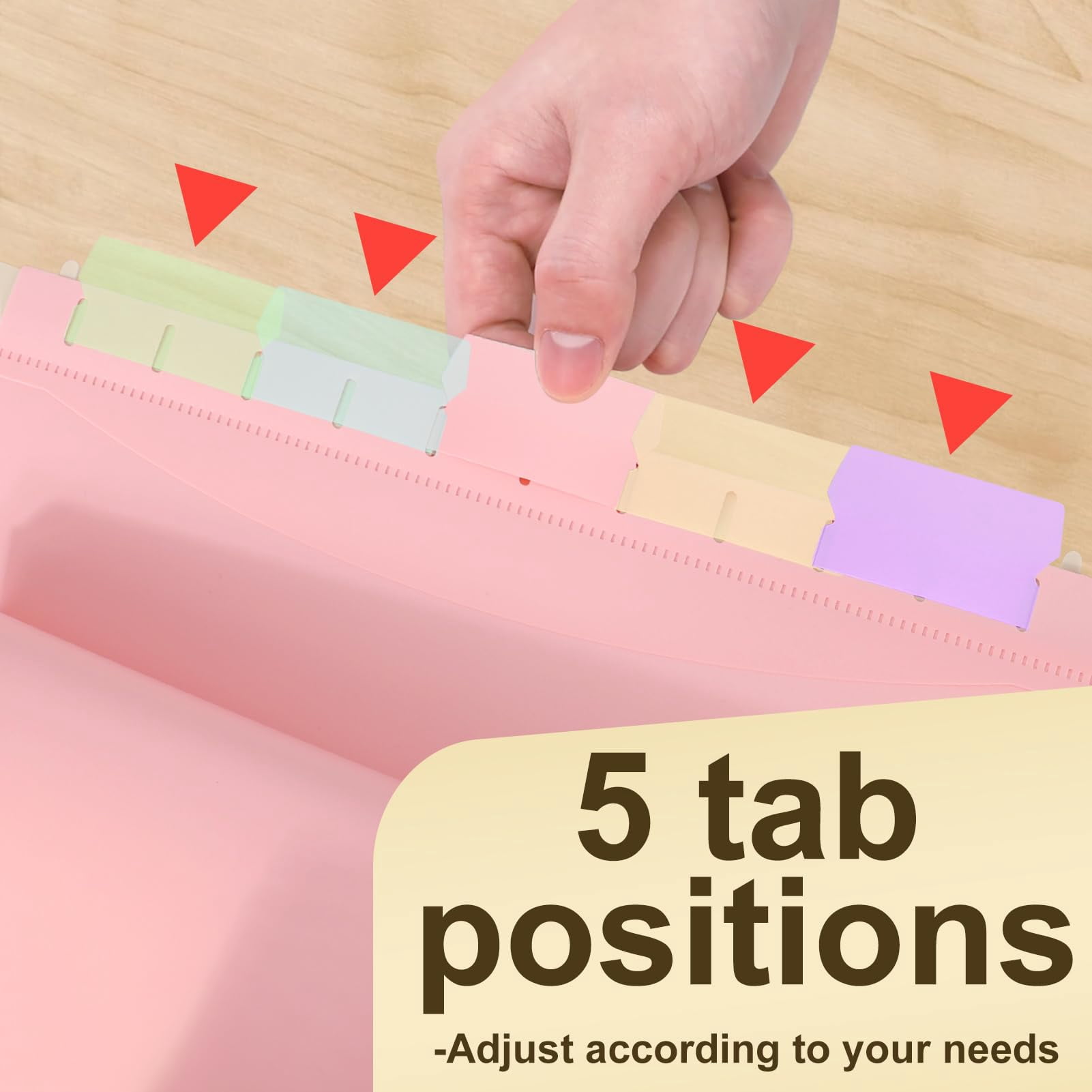 Extra Capacity Plastic Hanging File Folders Letter Size 12 Pack 2 Inch With Tabs Heavy Duty For Filing Cabinet Home And Office Pastel Colors