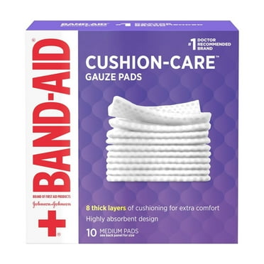 Band-Aid First Aid Gauze Pads Medium (Pack of 12)