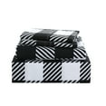 thumbnail image 3 of Ellory White and Black Plaid Sheet Set Twin, 3 of 3