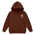 thumbnail image 4 of Kids Sweatsuit 2 Piece Long Sleeve Bow Hoodies Pullover and Jogger Sweatpants Winter Clothes Clothes for Girls 6-7 Years, 4 of 6
