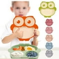 thumbnail image 4 of Silicone Suction Plate Solid Cute Cartoon Non-Slip Suction Dish, 4 of 9