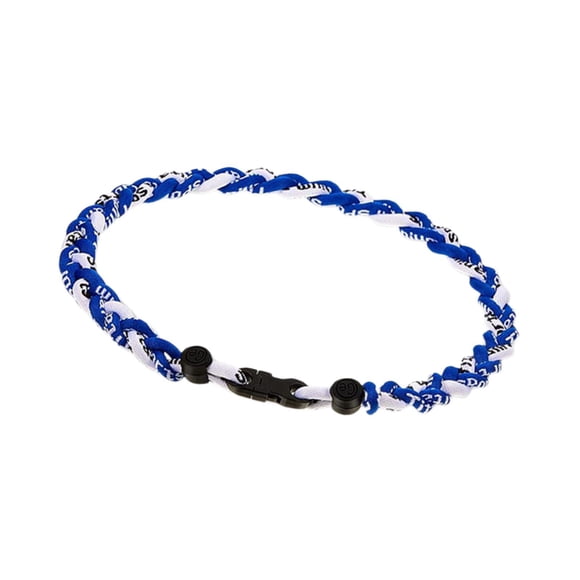 Collar de béisbol, collar de cuerda, collar deportivo decorativo, regalo de joyería para niños, niñas, fiestas, amantes del equipo de béisbol, hombres Azul