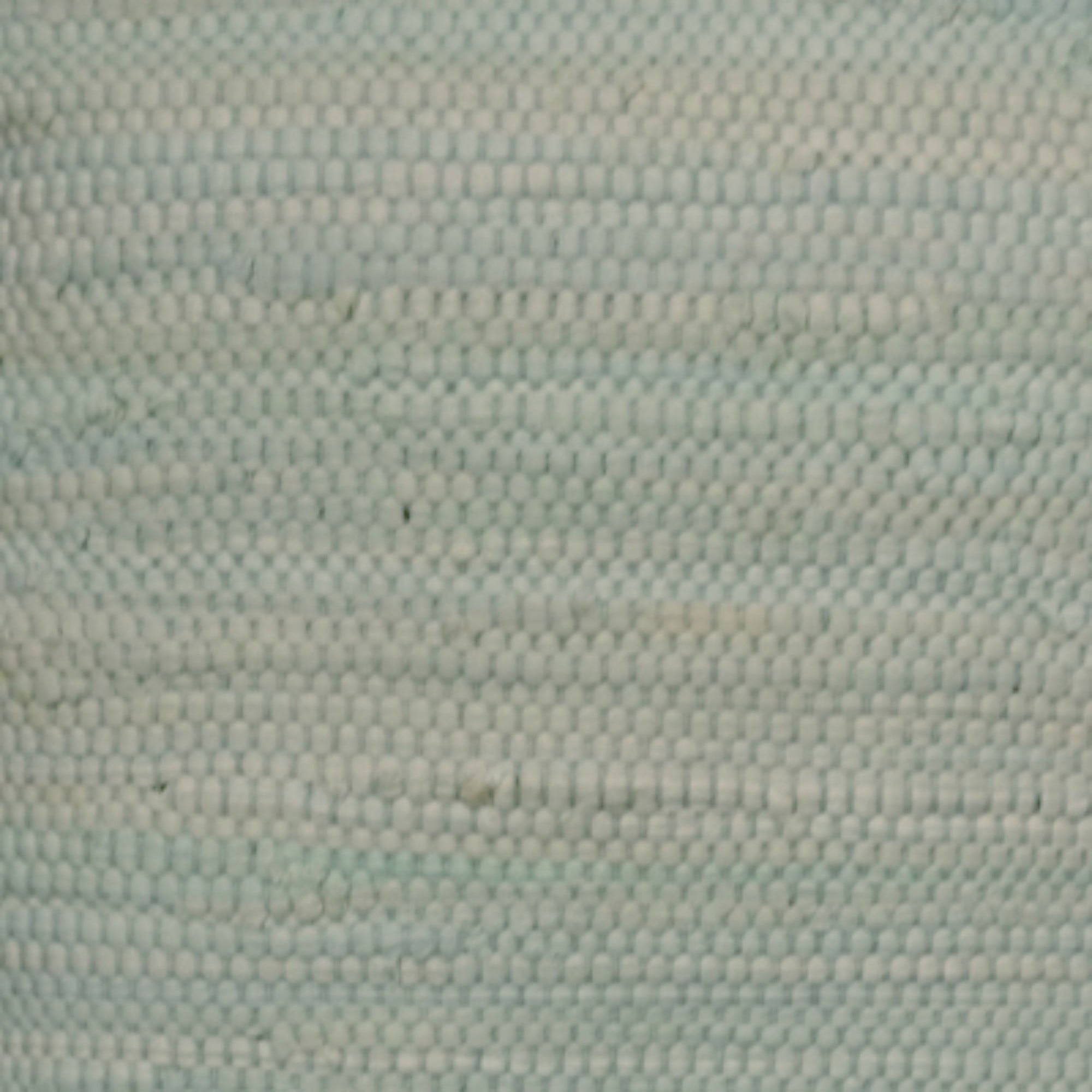 Laddha Home Designs Handwoven Flanged Border Cotton Throw Pillow Cover - 20" - Blue and Tan