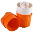 thumbnail image 4 of Exprimidor de cítricos, prensa manual, portátil, para naranjas (color: naranja y blanco). Xemadio LL-2428, 4 of 9
