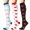 White Red, variant on 3 Pairs Medical Sport Compression Socks - 15-20mmhg Graduated Knee-High Support for Men & Women, Ideal for Soccer, Running, and Nurses