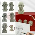thumbnail image 2 of UOYOTT Planar Head Model For Artists Learn Planes of Face Human Head Model GT X Gift, 2 of 9