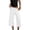 08-White, variant on Fold Over Wide Leg Capri Pants for Women -Fashion Cozy Low Rise Cropped Gaucho Pants Casual Lounge Pajamas Pants Bottoms 08-White M