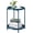 Navy Blue, variant on 2-Tier End Table, Outdoor Side Table Metal Round Side Table with Removable Tray, Small Folding Accent Table, Anti-Rust Nightstand for Bedroom Balcony Patio Living Room (Gold)
