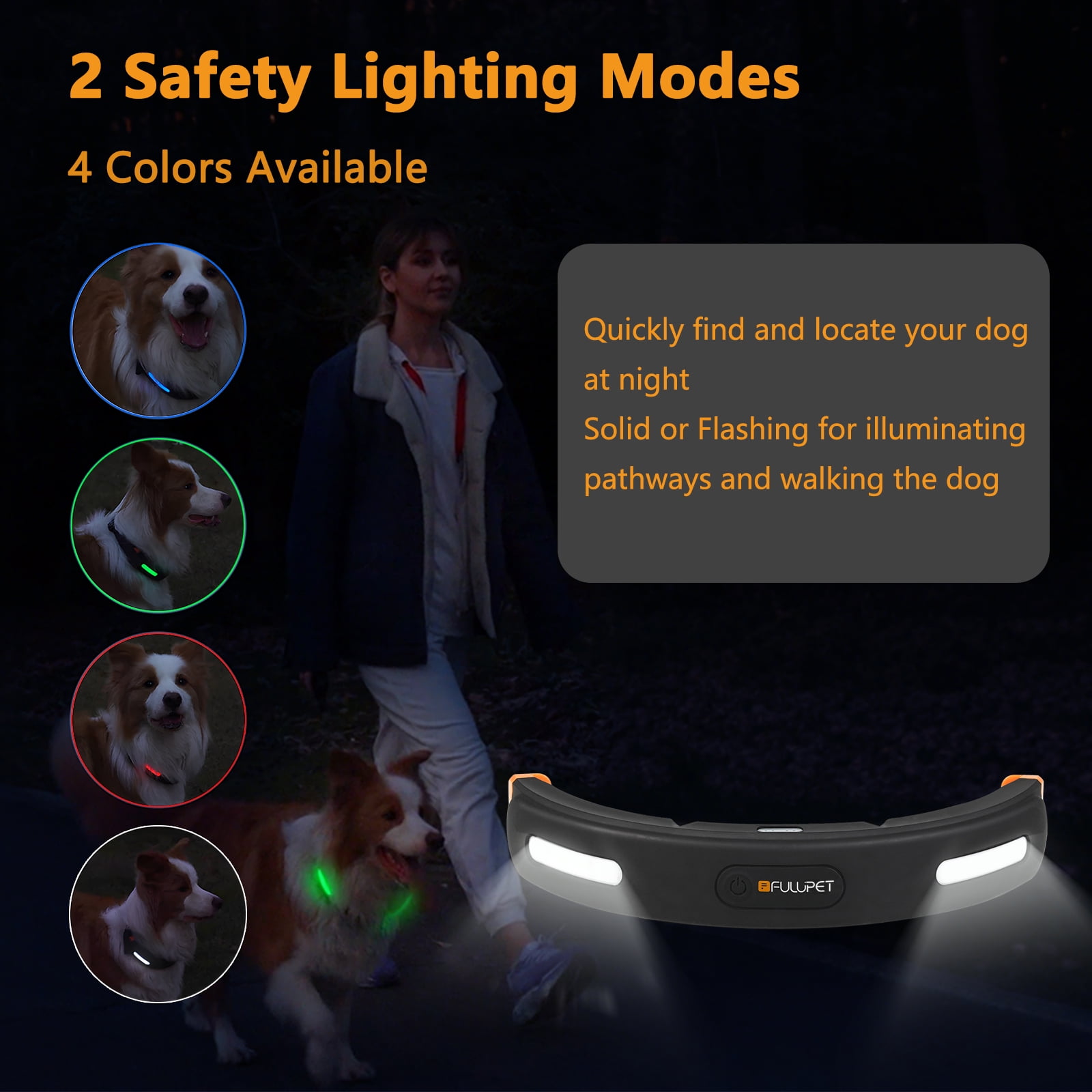 Wireless Dog Fence System, 3-in-1 Wireless Fence Indoor & Outdoor Use, 6 Acre Accurate & Reliable Electric Fence , Wireless Invisible Pet Fence with LED Light Training Collar,Black